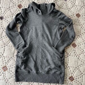 ATHLETA girl- grey hooded sweater